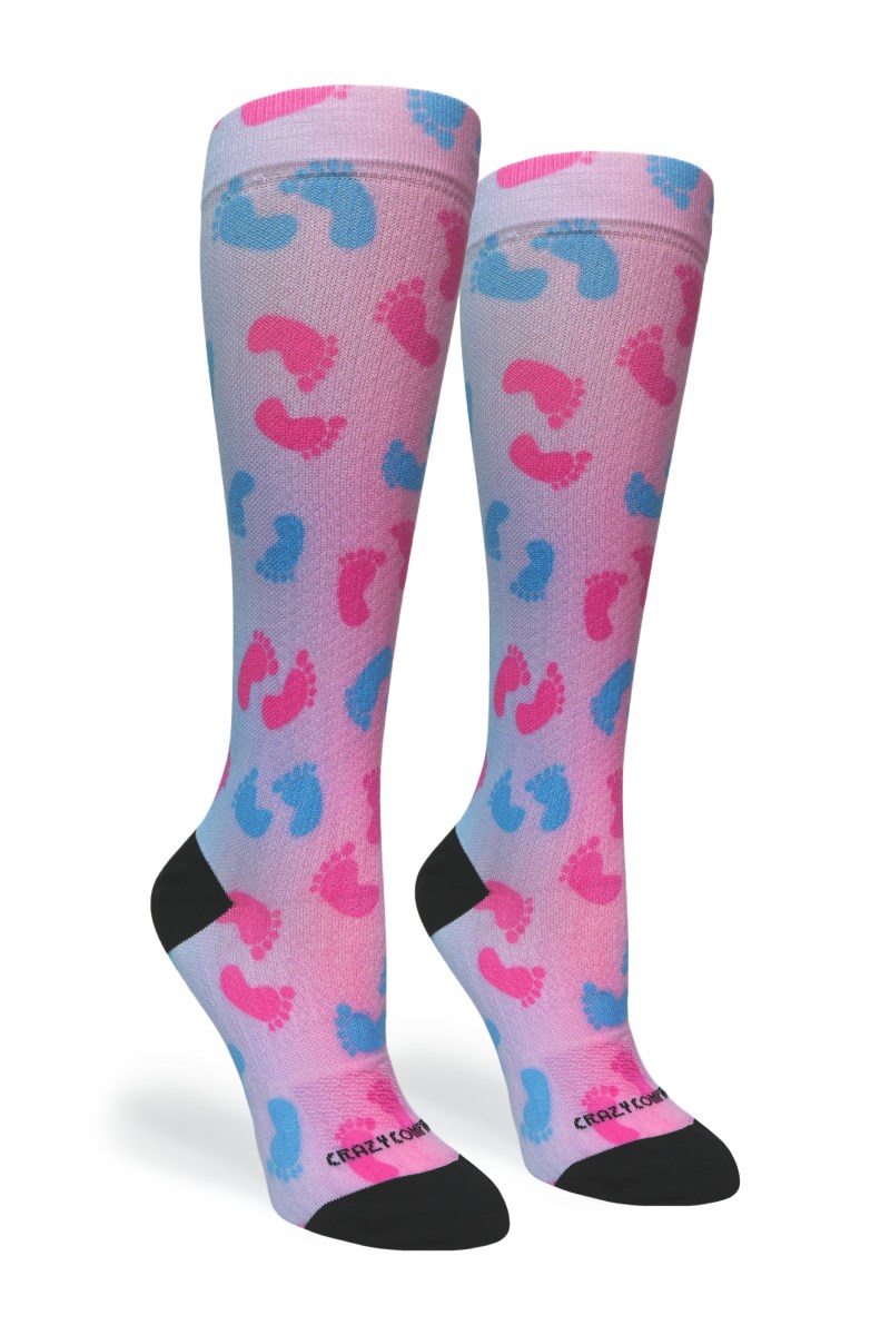Crazy 360 Footprints Unrevealed OTC Compression Socks (Standard & Extra Wide)