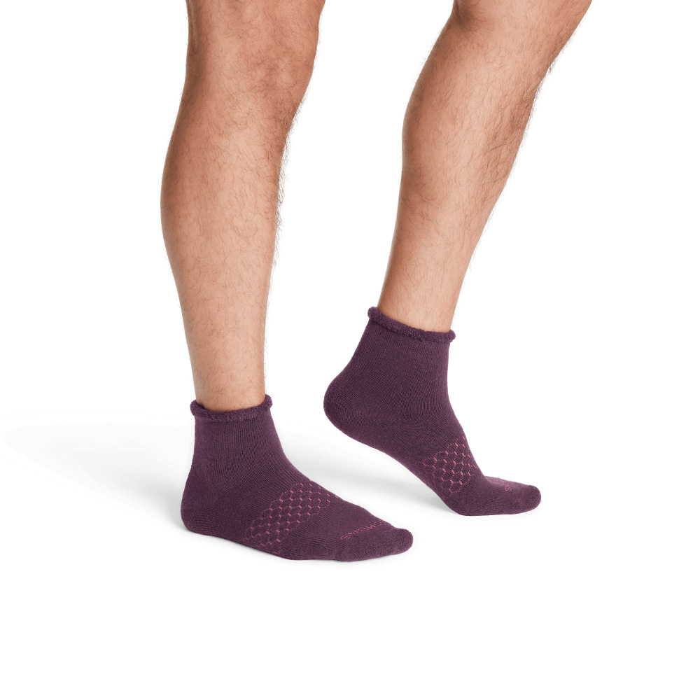 Bombas Men's Merino Wool Blend Roll-Top House Socks