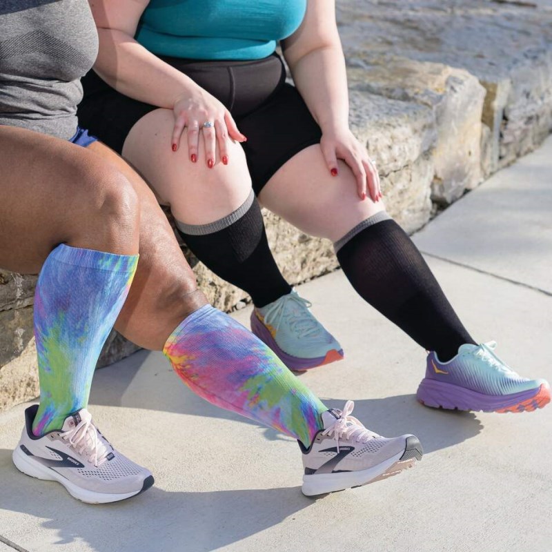 Crazy 360 Heart Station Blue (EXTRA WIDE CALF)