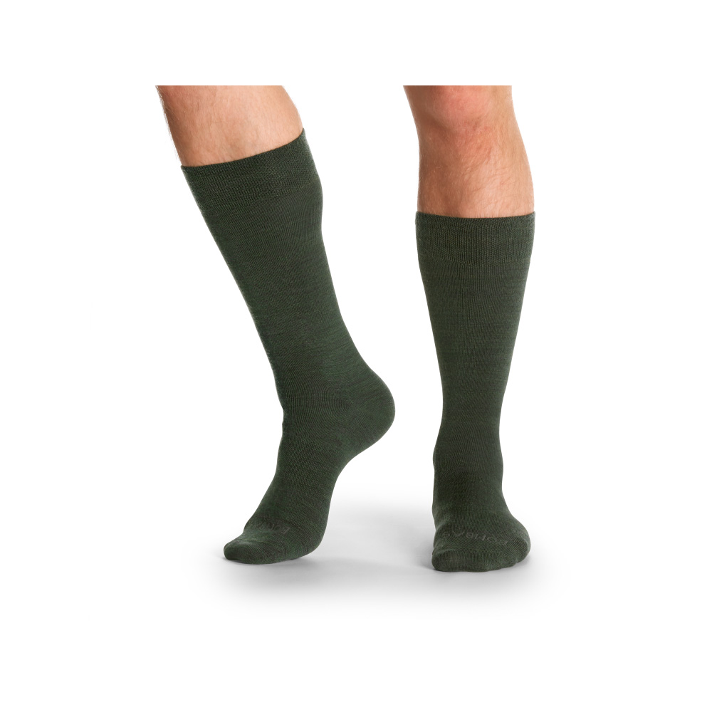 Bombas Men's Merino Wool Blend Dress Over the Calf Socks