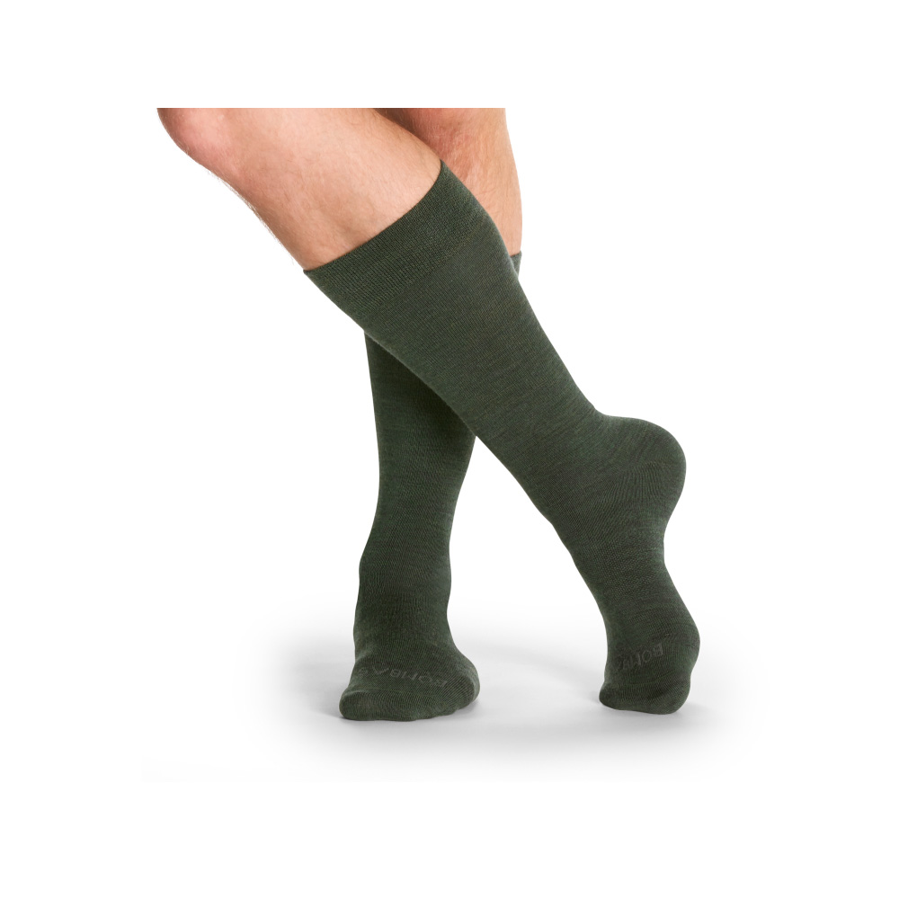 Bombas Men's Merino Wool Blend Dress Over the Calf Socks