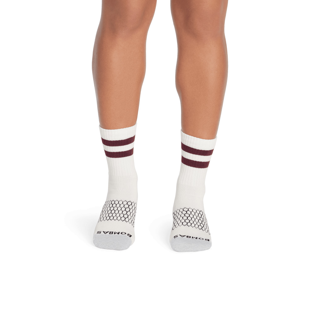 Bombas Women's Vintage Stripes Half Calf Socks 4-Pack