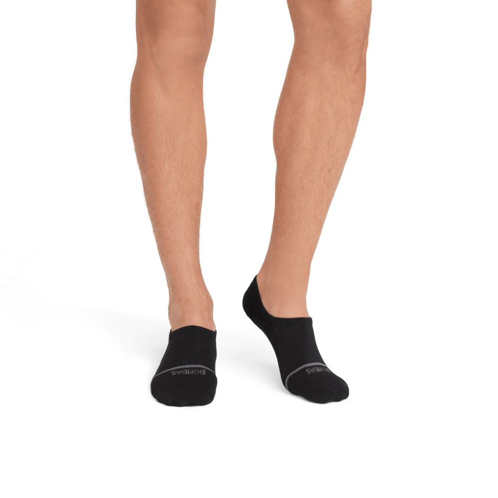Bombas Men's Lightweight Merino Wool Blend No Show Socks