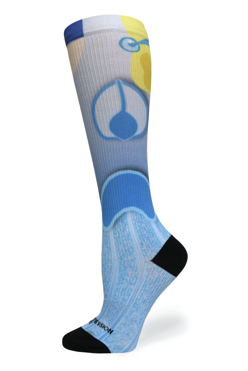 Crazy 360 Midnight Princess OTC Compression Socks (Standard & Extra Wide)