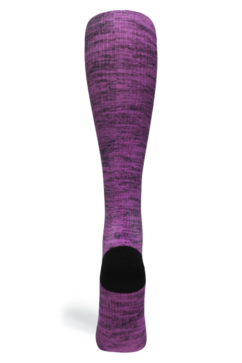 Crazy 360 Purple Heather OTC Compression Socks (Standard & Extra Wide)