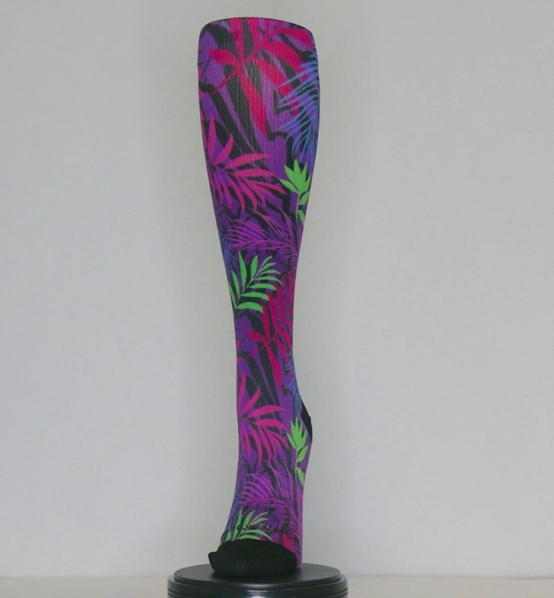 Crazy 360 Retro Jungle OTC Compression Socks (Standard & Extra Wide)