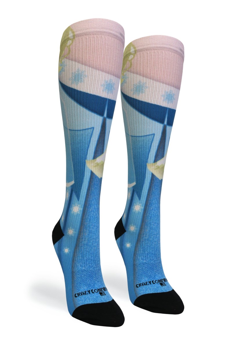 Crazy 360 Winter Princess OTC Compression Socks (Standard & Extra Wide)