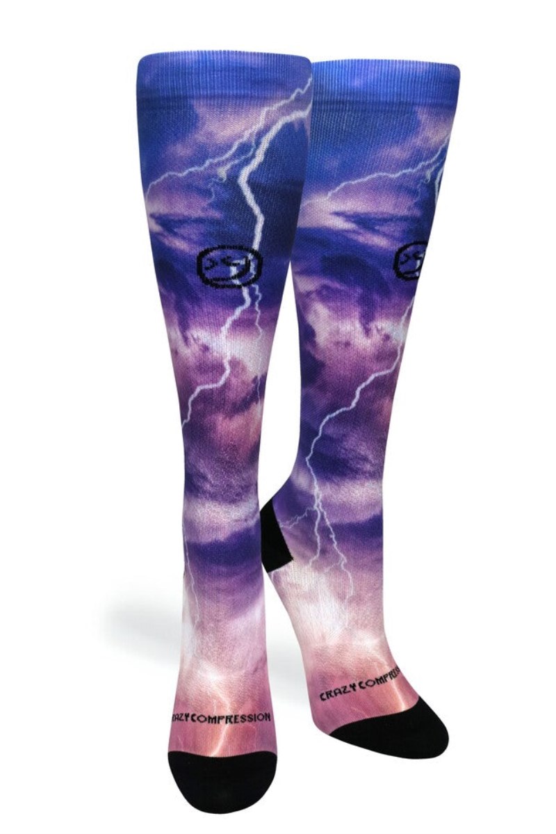 Crazy 360 Lightning Strike OTC Compression Socks (Standard & Extra Wide)