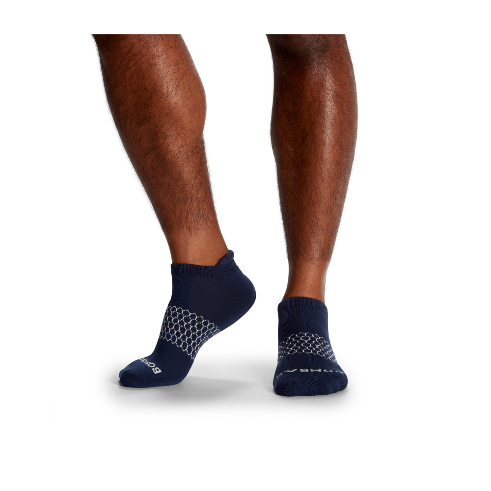 Bombas Men's Ankle & Cushioned No Show Sock 8-Pack