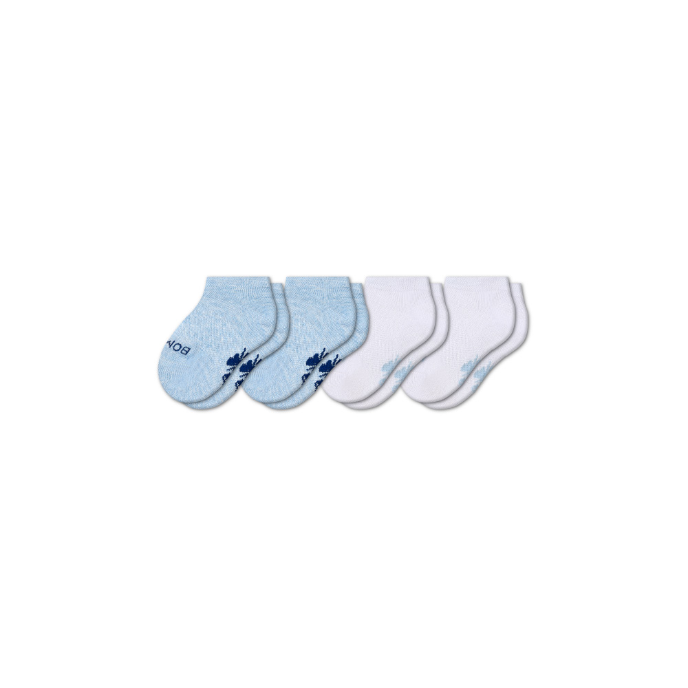 Bombas Toddler Lightweight Ankle Sock 4-Pack