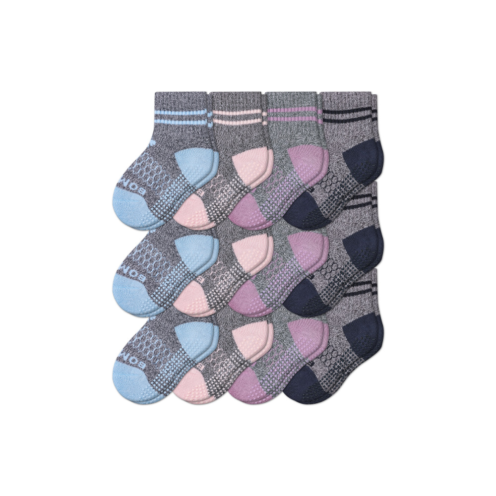 Bombas Toddler Gripper Calf Sock 12-Pack