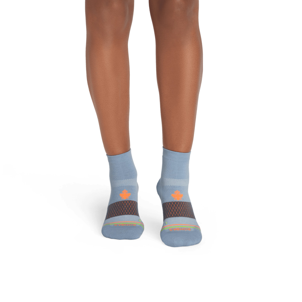 Bombas Women's Merino Wool Blend Athletic Quarter Socks