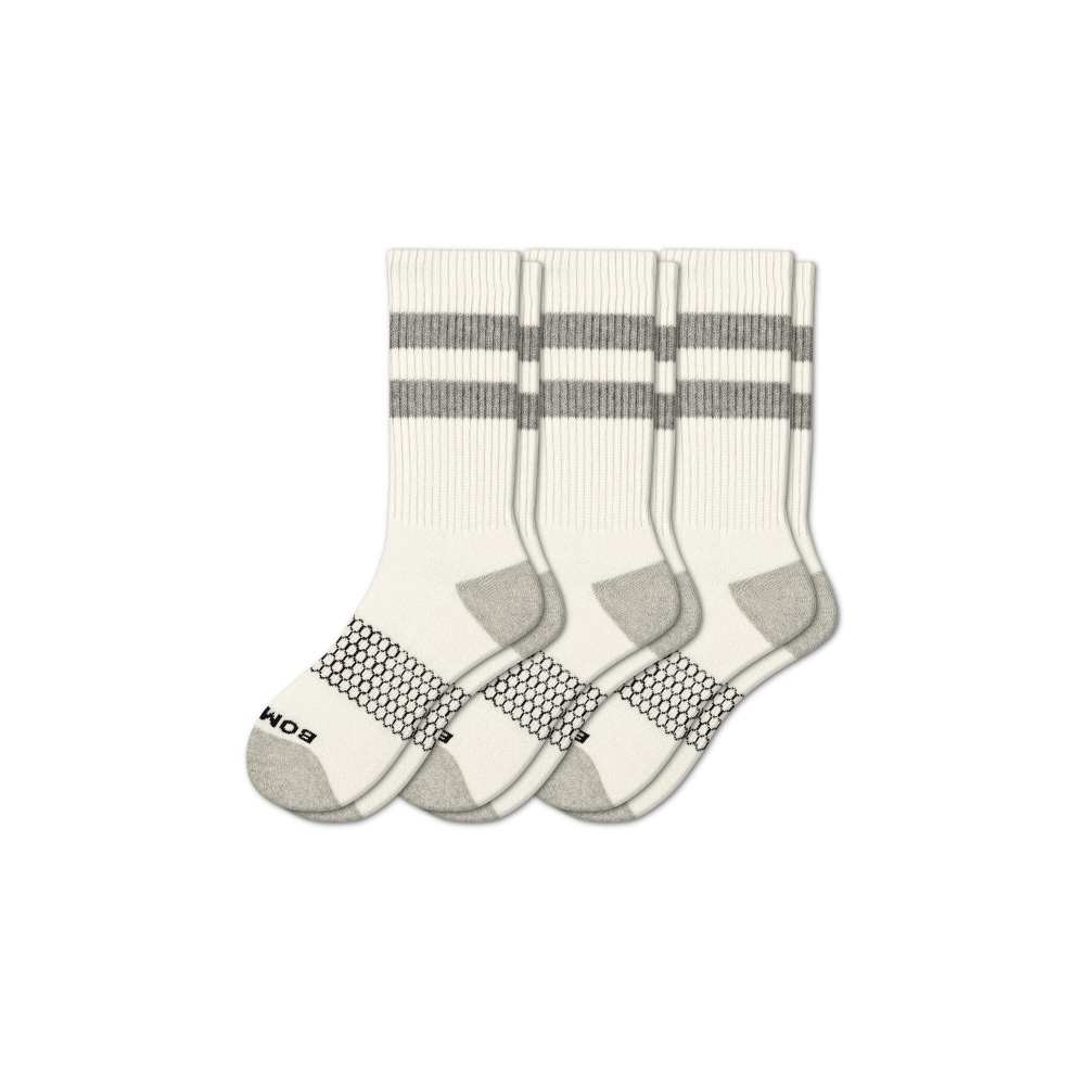 Bombas Men's Vintage Stripe Calf Sock 3-Pack
