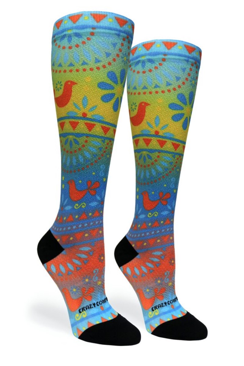 Crazy 360 Tradicional Ombré OTC Compression Socks (Standard & Extra Wide)