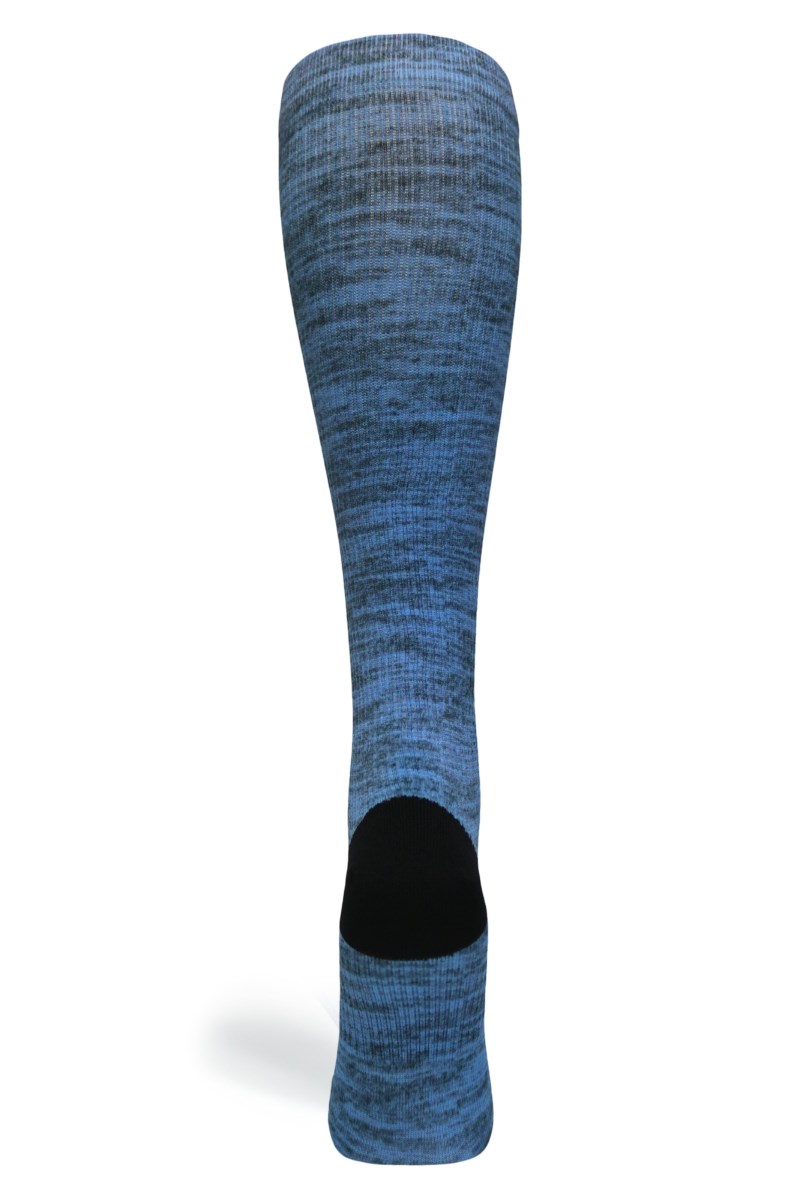 Crazy 360 Blue Heather OTC Compression Socks (Standard & Extra Wide)
