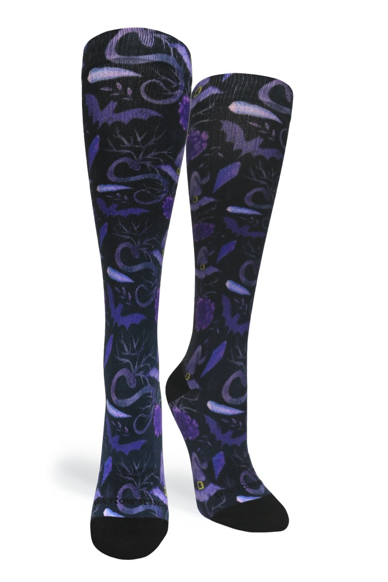 Crazy 360 Wicked Purple OTC Compression Socks (Standard & Extra Wide)