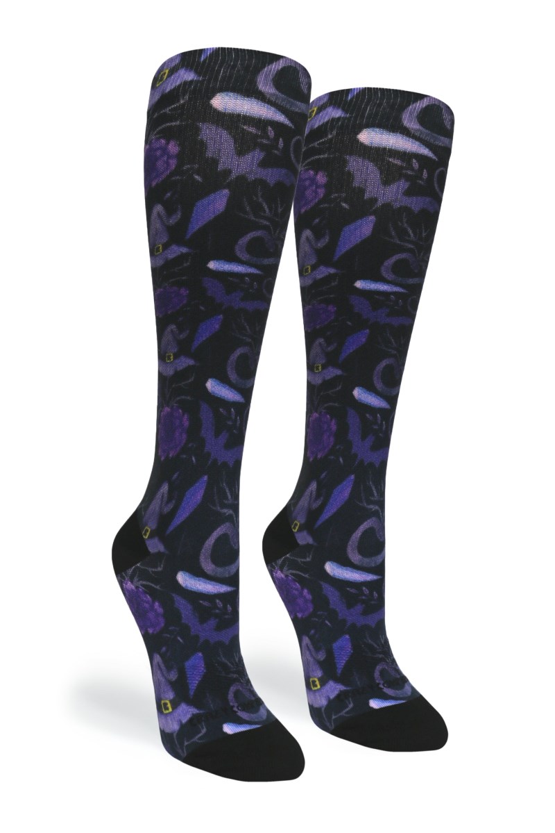 Crazy 360 Wicked Purple OTC Compression Socks (Standard & Extra Wide)
