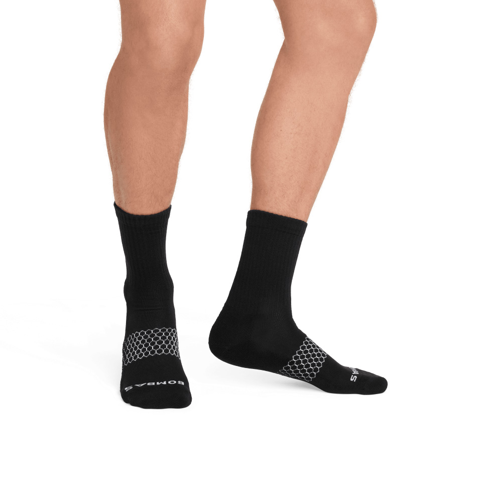 Bombas Men's Solids Half Calf Sock 4-Pack