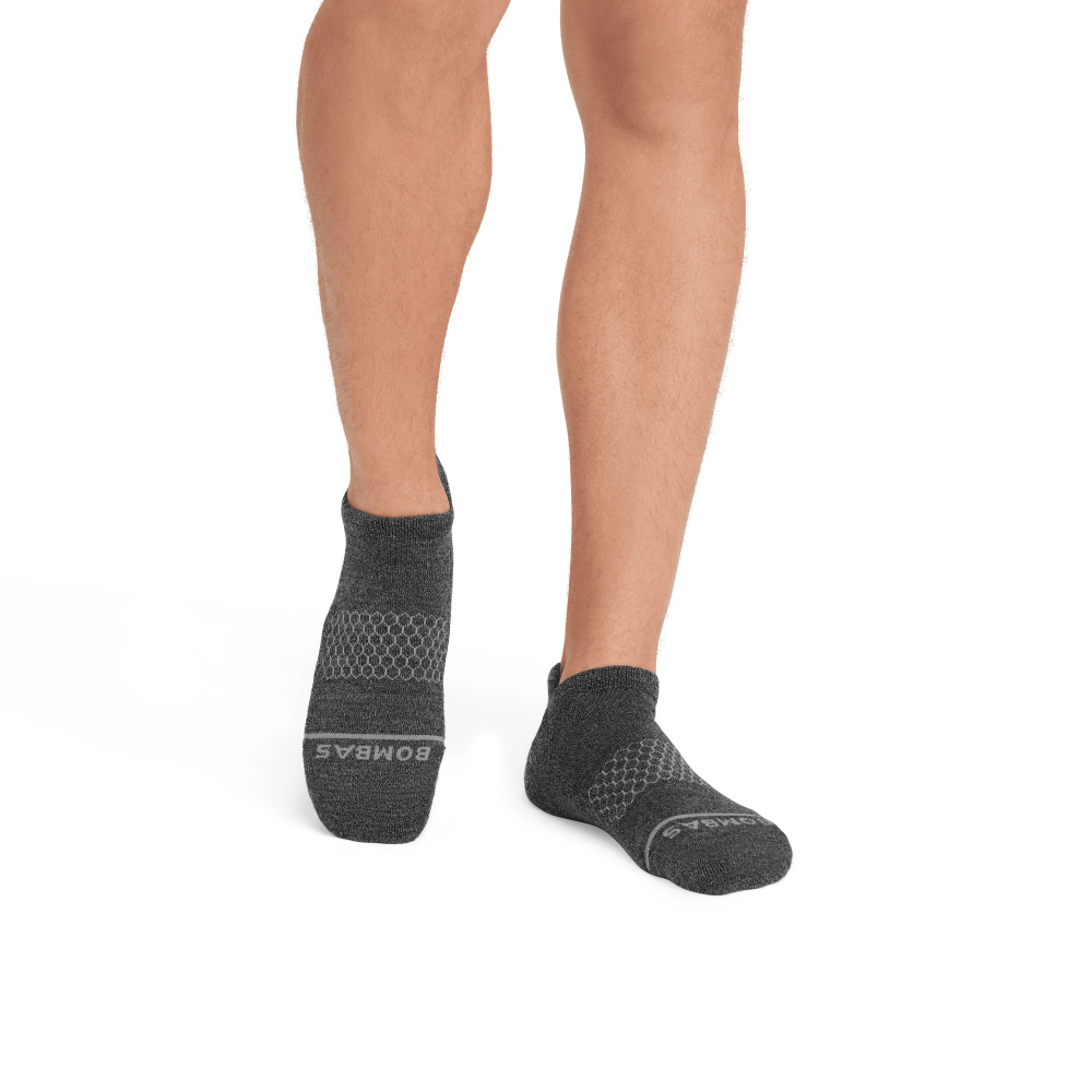 Bombas Men's Merino Wool Blend Ankle Sock 4-Pack