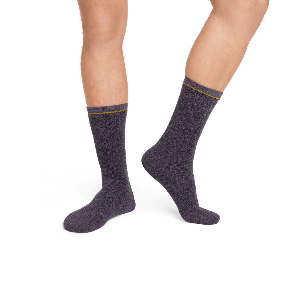Bombas Men's Plush Terry Calf Socks