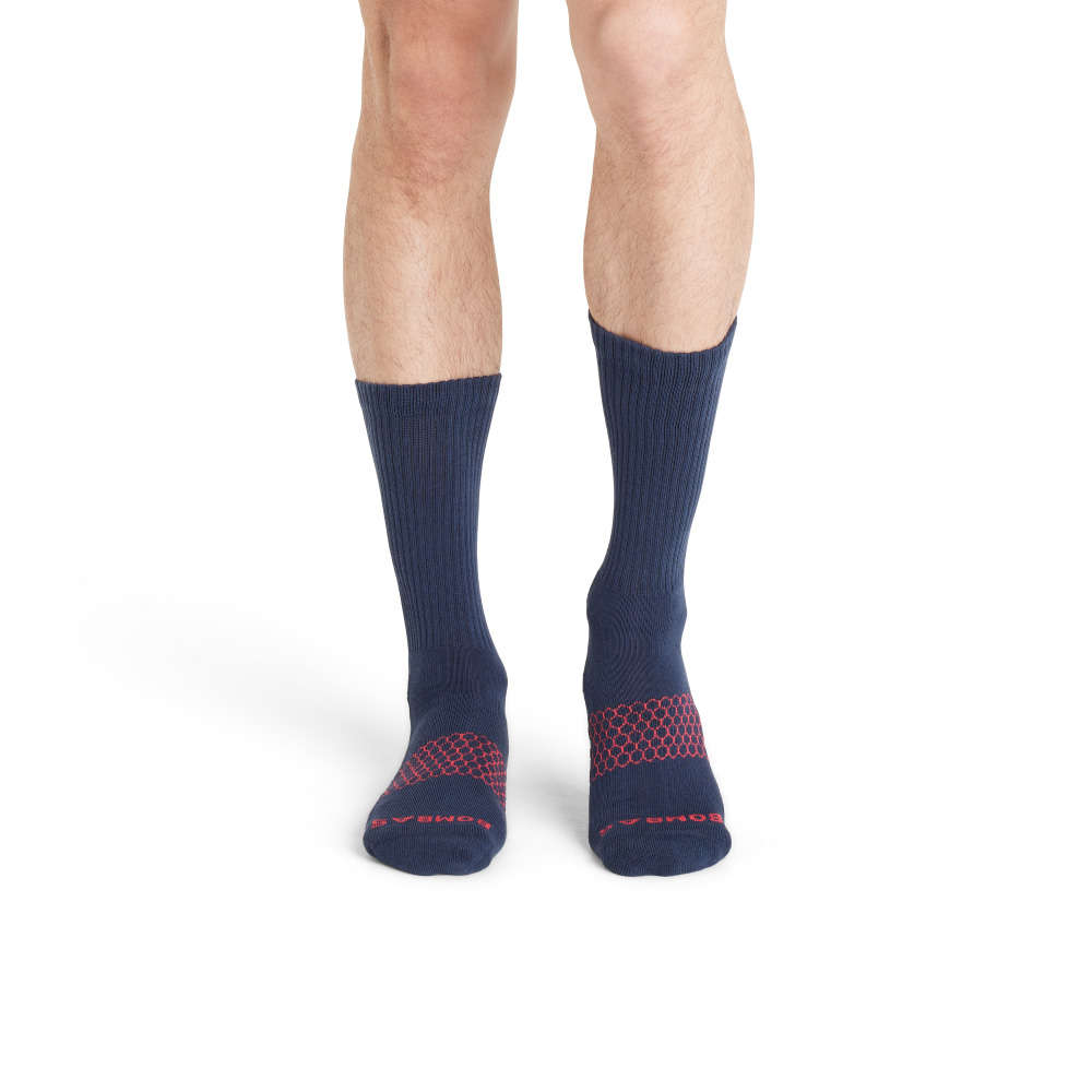 Bombas Men's Solids Calf Sock 4-Pack