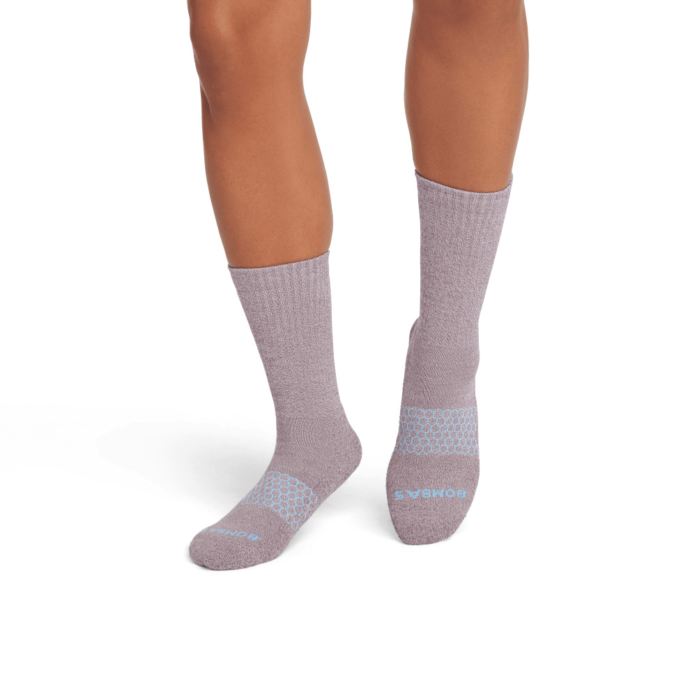 Bombas Women's Marl Calf Sock 4-Pack