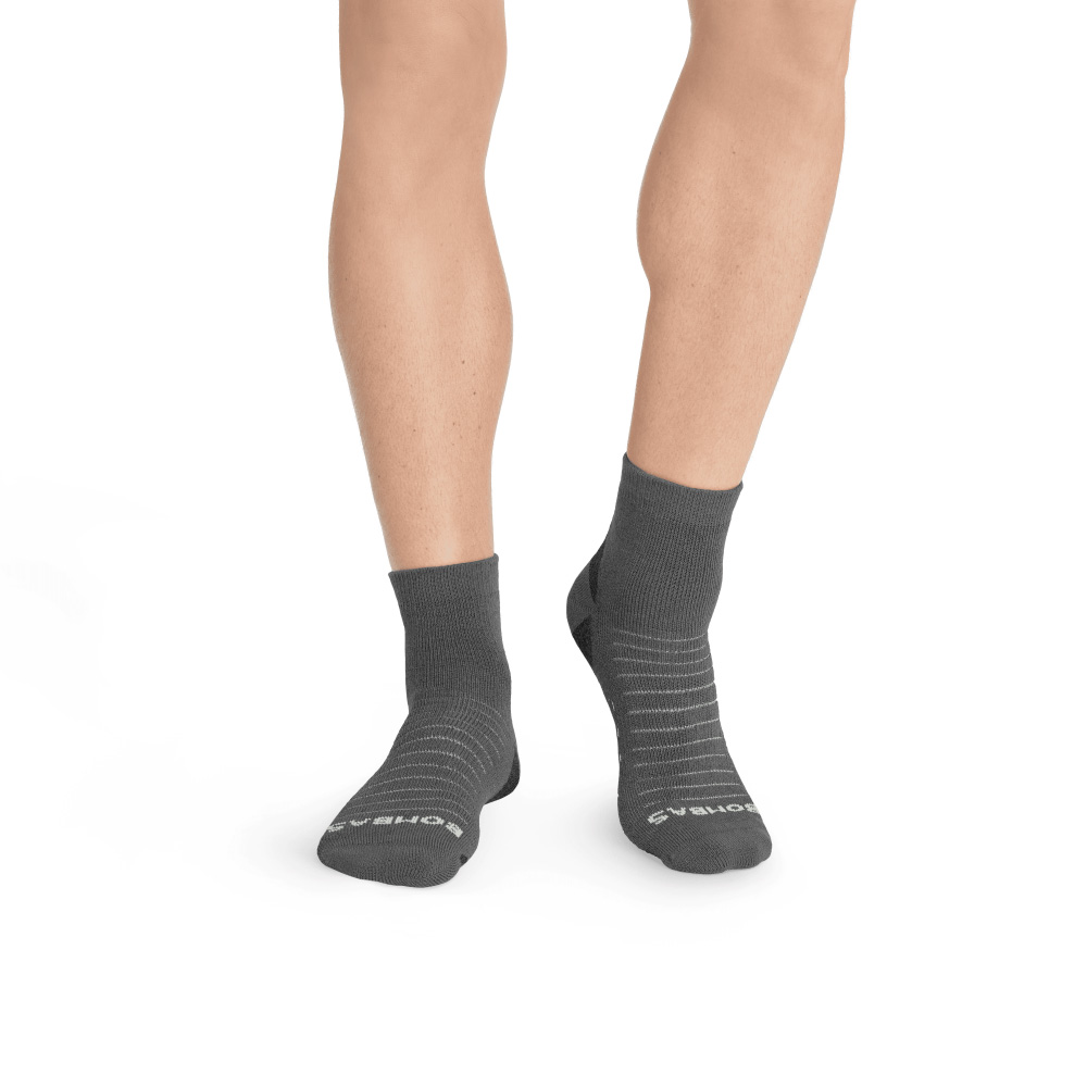 Bombas Men's Hiking Quarter Sock 6-Pack