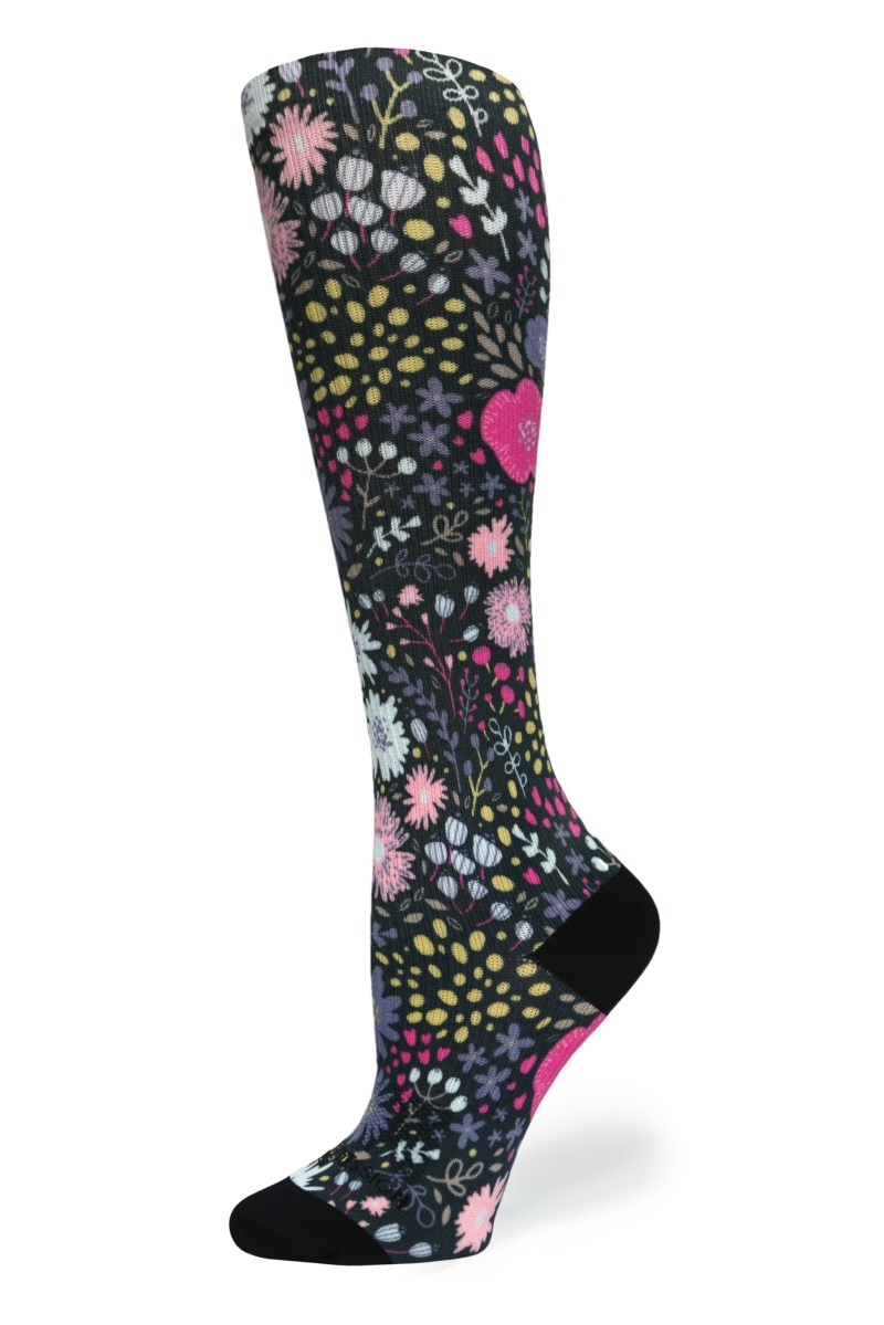 Crazy 360 Night Garden OTC Compression Socks (Standard & Extra Wide)