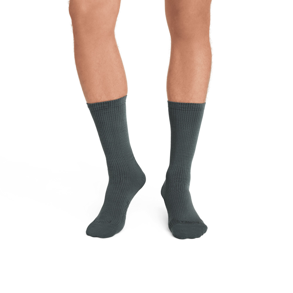 Bombas Men's Modern Rib Calf Socks