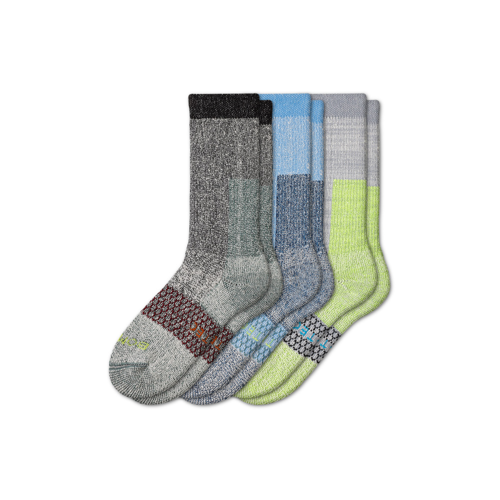 Bombas Men's All-Purpose Performance Heavy Duty Calf Sock 3-Pack