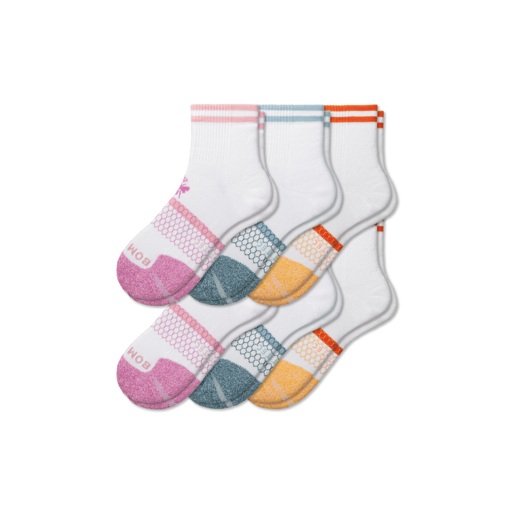 Bombas Venus Williams x Bombas Quarter Sock 6-Pack