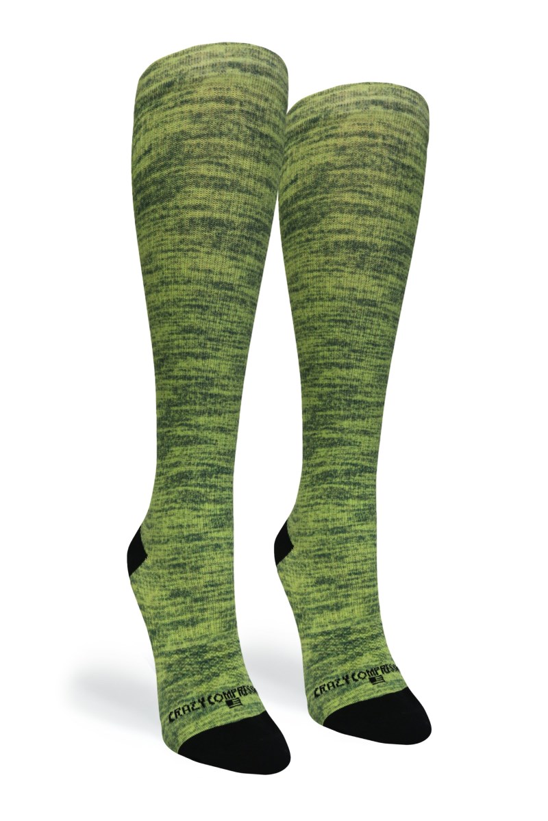 Crazy 360 Yellow Heather OTC Compression Socks (Standard & Extra Wide)