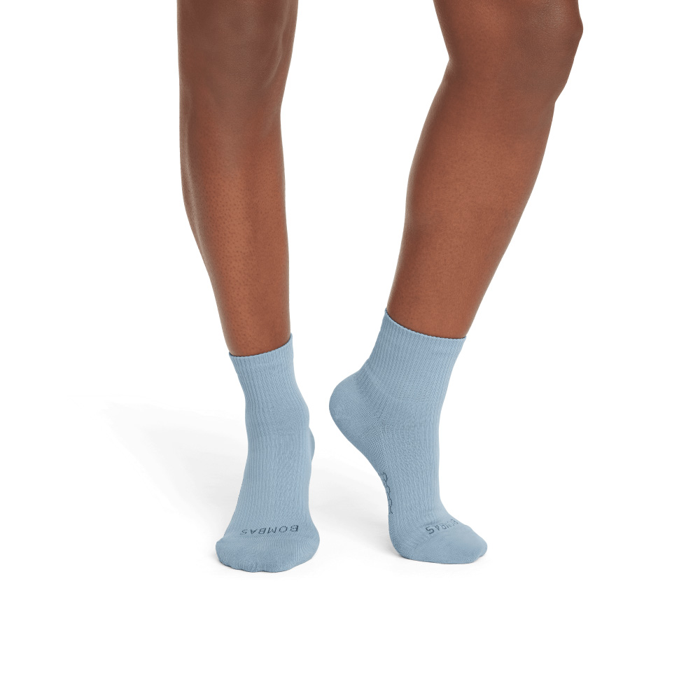 Bombas Women's Modern Rib Quarter Socks