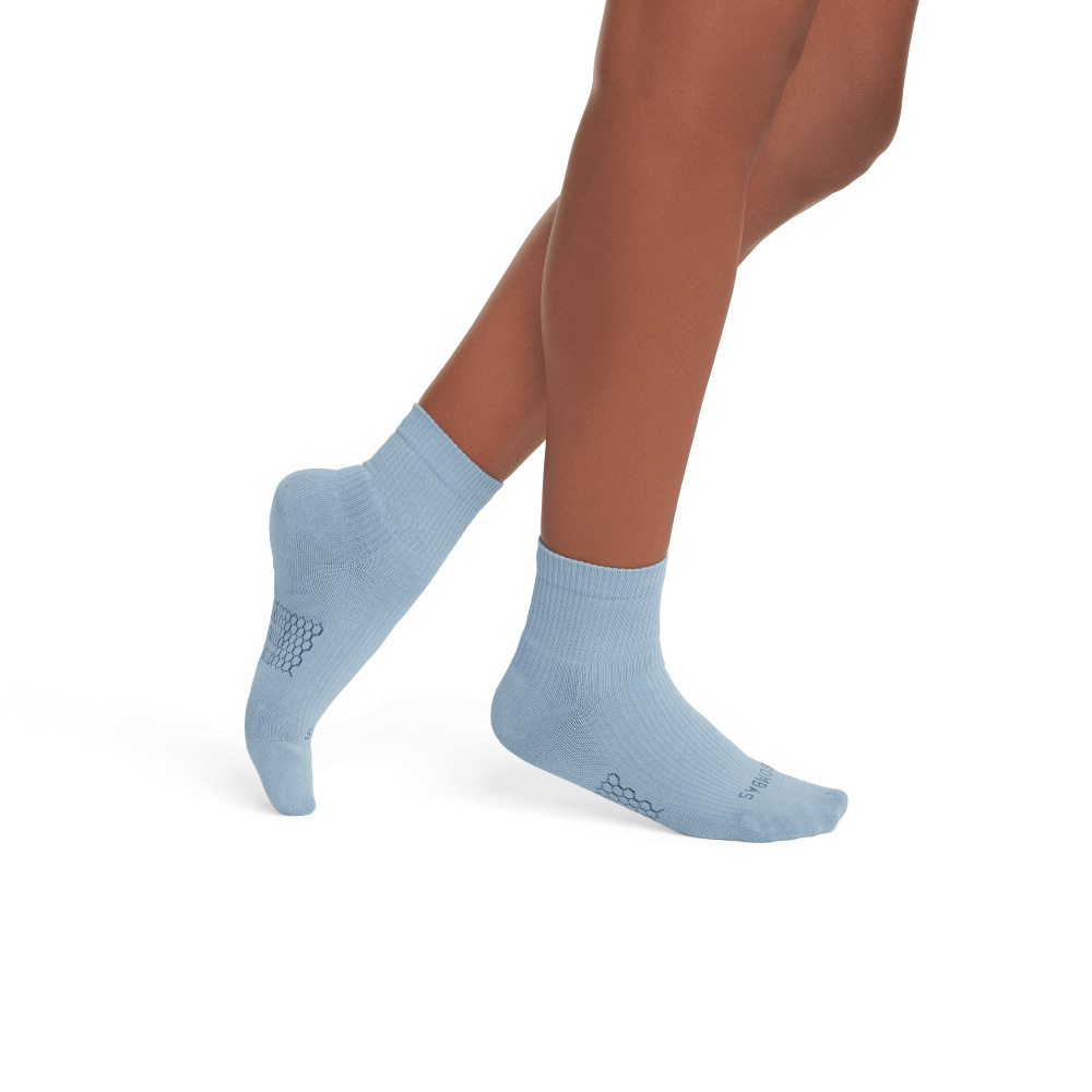 Bombas Women's Modern Rib Quarter Socks