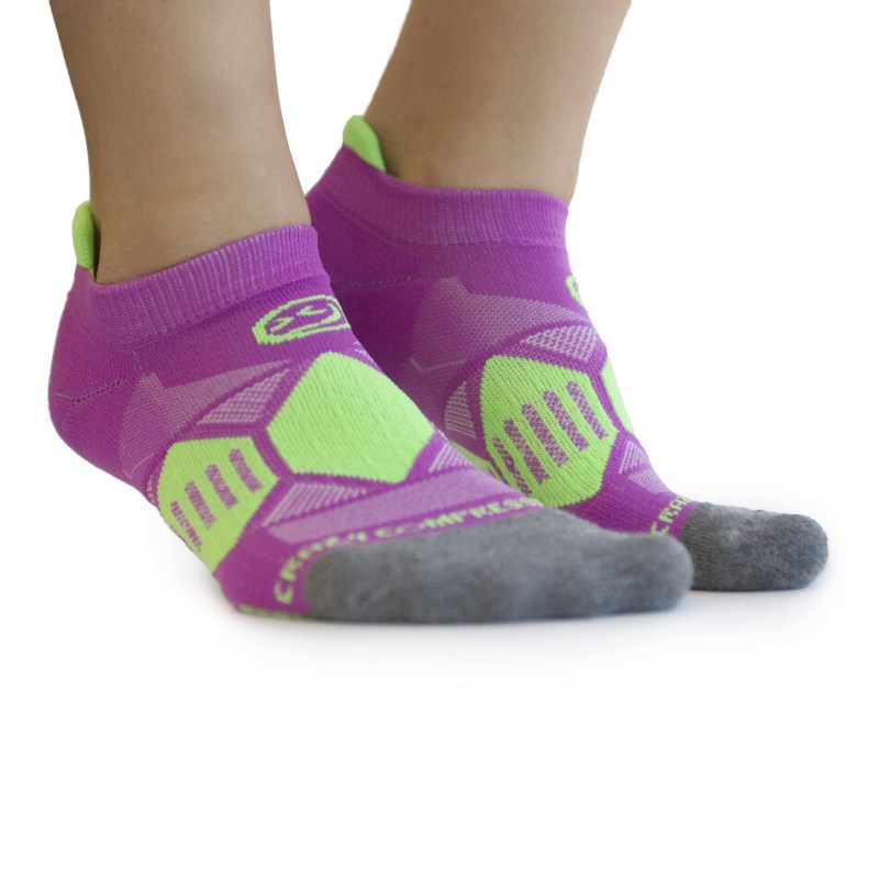 Crazy Berry & Lime Runners - Elite Running Socks