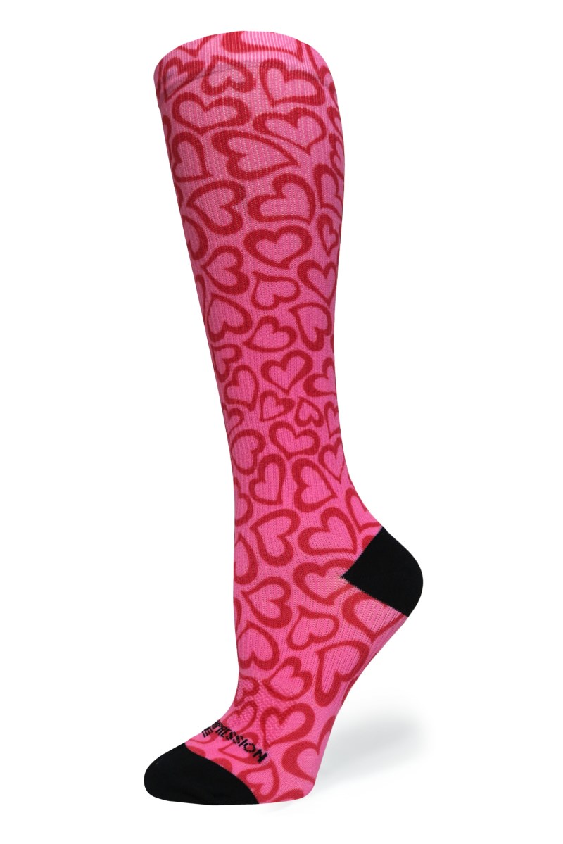 Crazy 360 Hearts Hug (EXTRA WIDE CALF)