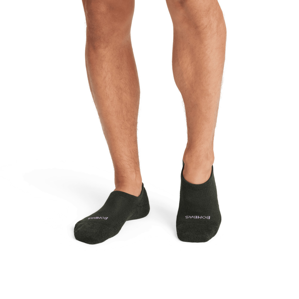 Bombas Men's Cushioned No Show Sock 4-Pack