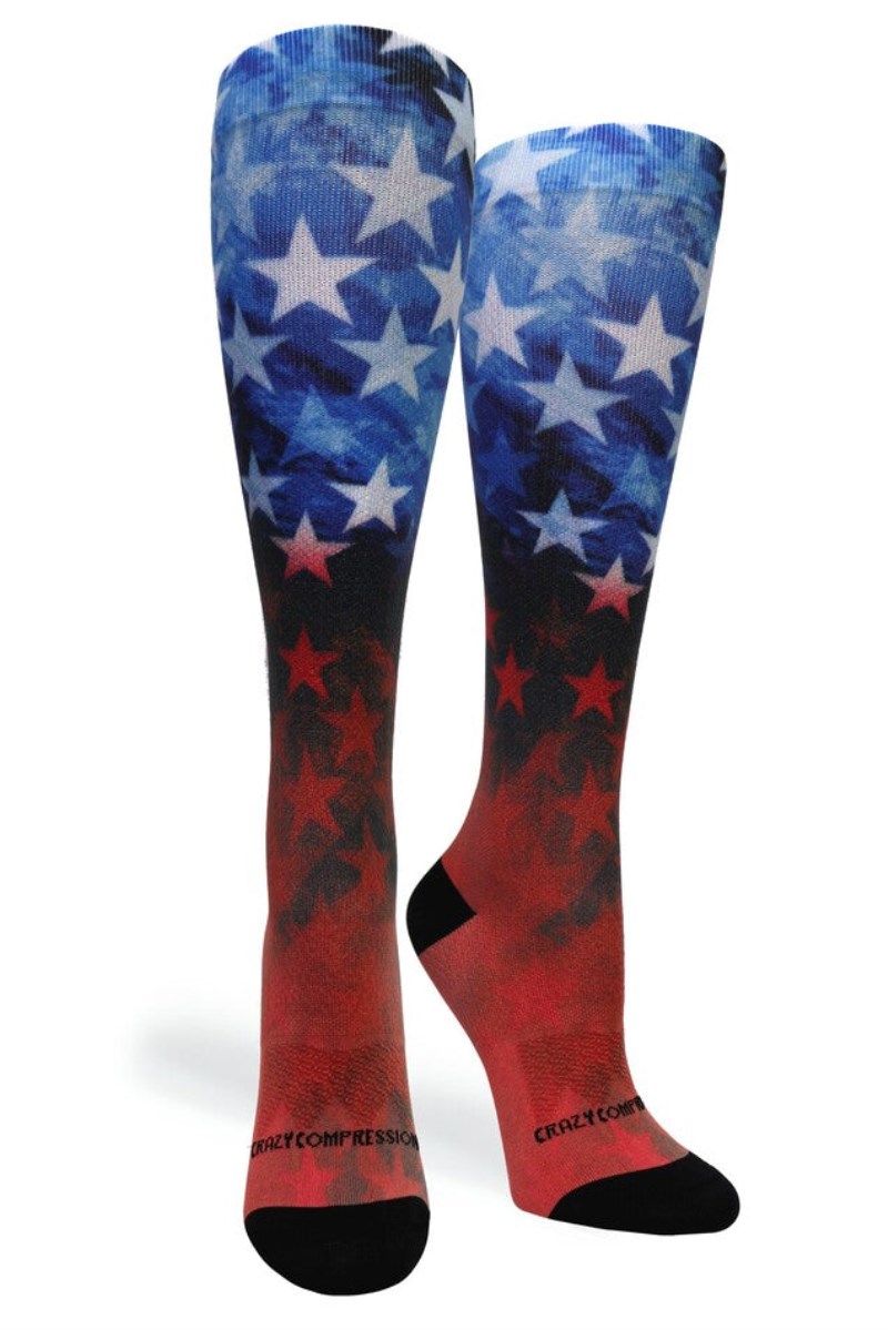 Crazy 360 Stars of Glory OTC Compression Socks (Standard & Extra Wide)