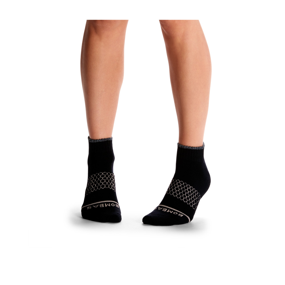 Bombas Women's Merino Wool Blend Quarter Sock 4-Pack