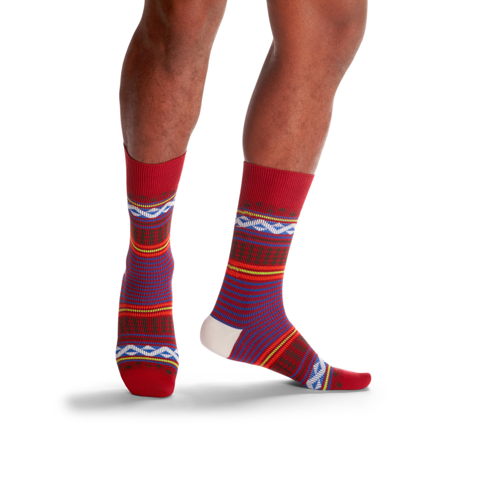 Bombas Men's Textured Lightweight Calf Socks