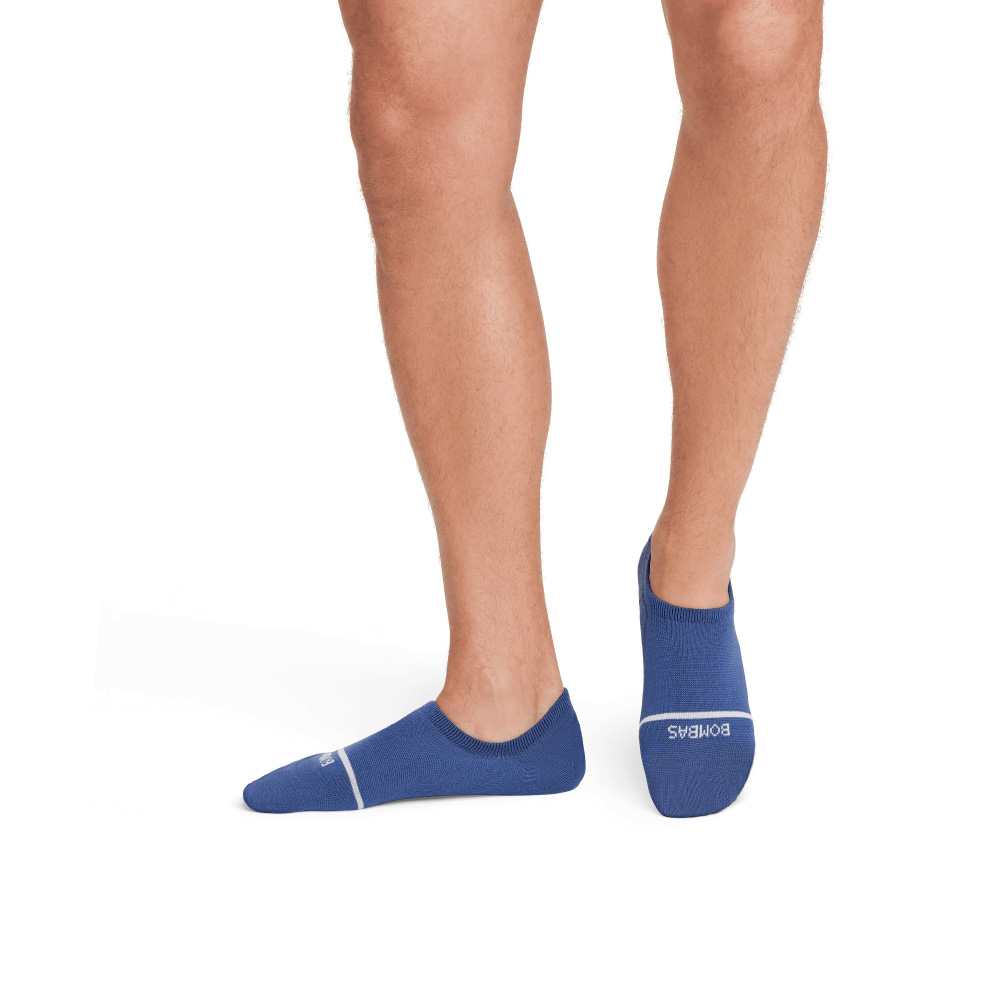 Bombas Men's Lightweight Merino Wool Blend No Show Sock 4-Pack