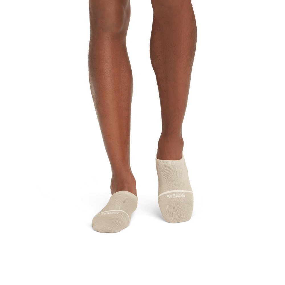 Bombas Men's Lightweight Merino Wool Blend No Show Sock 4-Pack