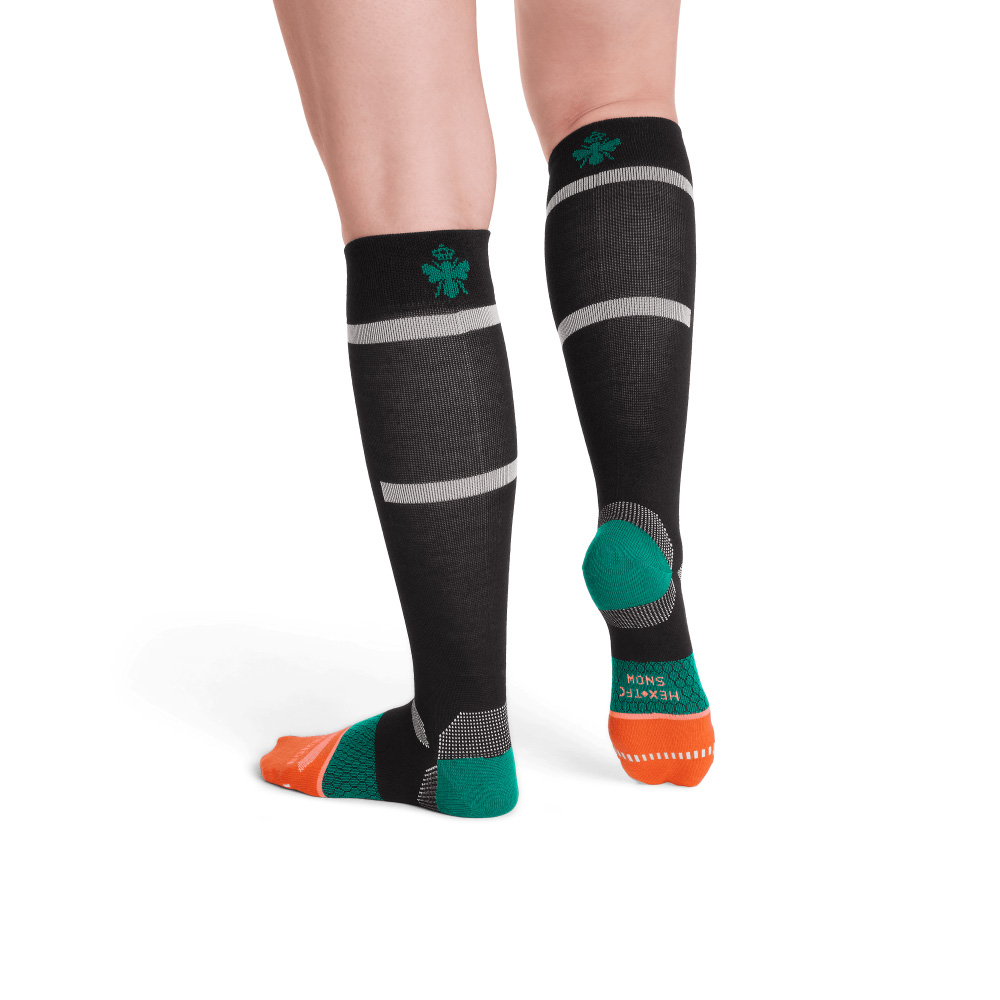 Bombas Women's Zero-Cushion Merino Wool Blend Ski & Snowboard Socks
