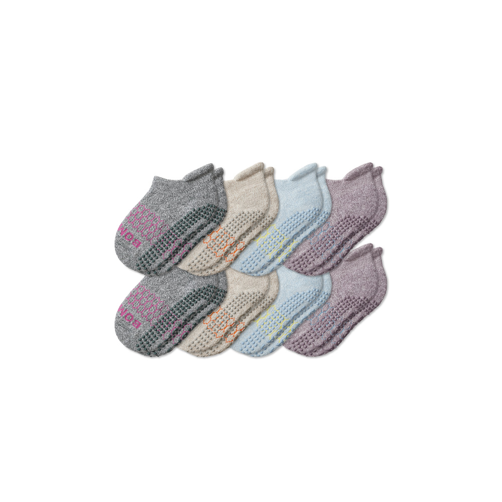 Bombas Toddler Gripper Ankle Sock 8-Pack