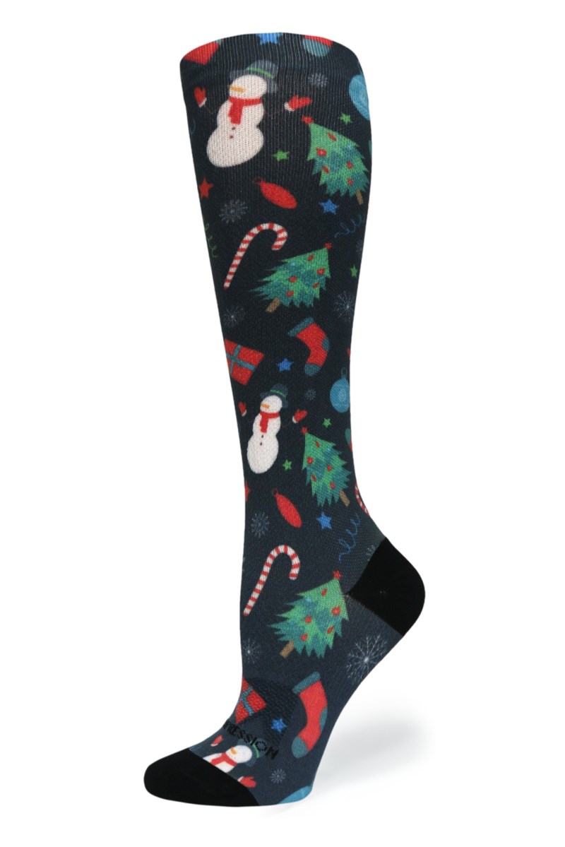Crazy 360 Frosty's Party OTC Compression Socks (Standard & Extra Wide)
