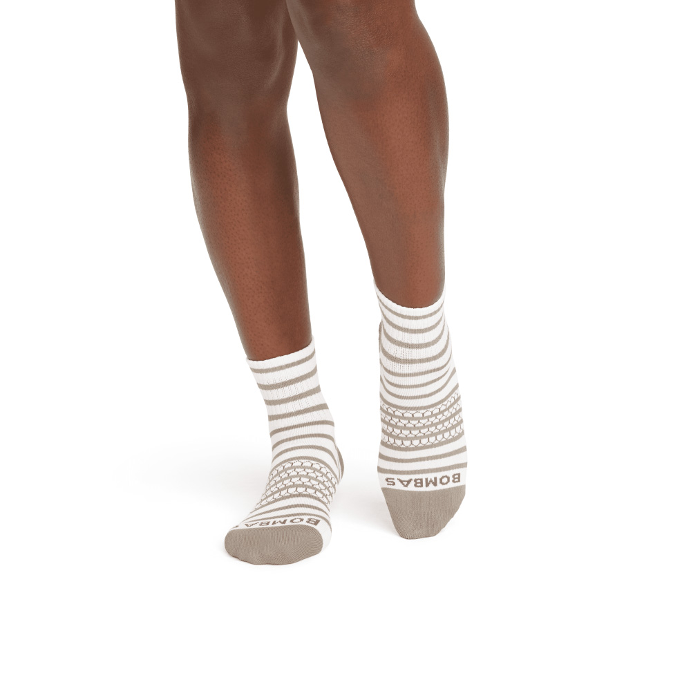 Bombas Women's Coastal Stripe Quarter Socks