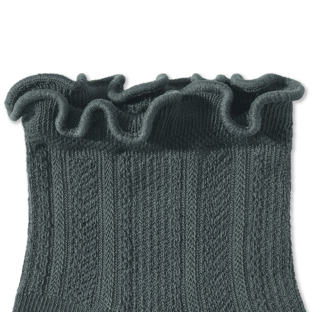 Bombas Women's Pointelle Frill Quarter Socks
