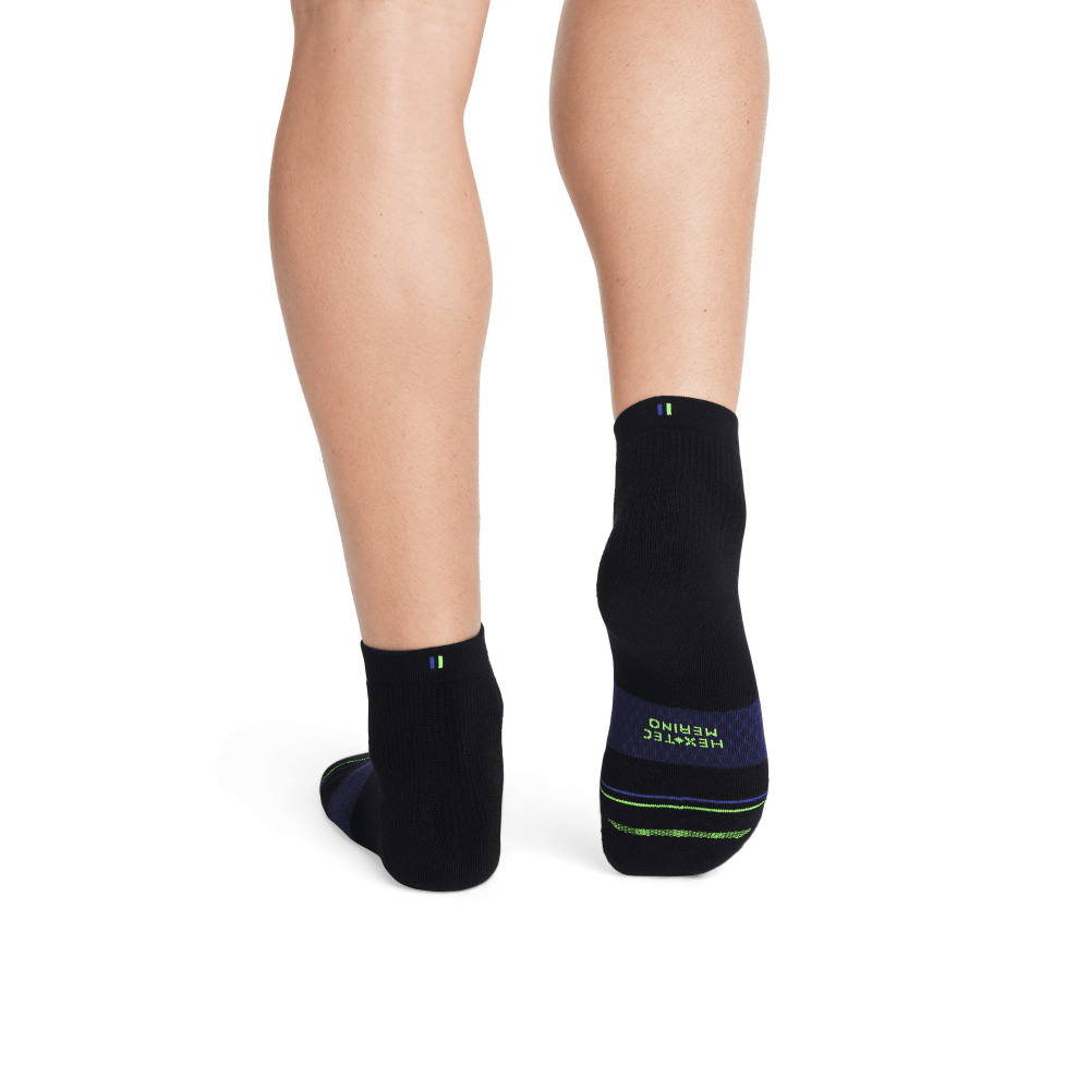 Bombas Men's Merino Wool Blend Athletic Quarter Socks
