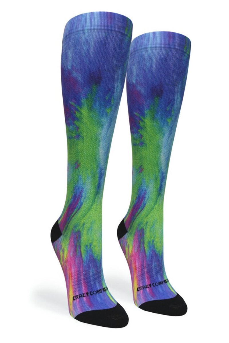 Crazy 360 Color Burst OTC Compression Socks (Standard & Extra Wide)