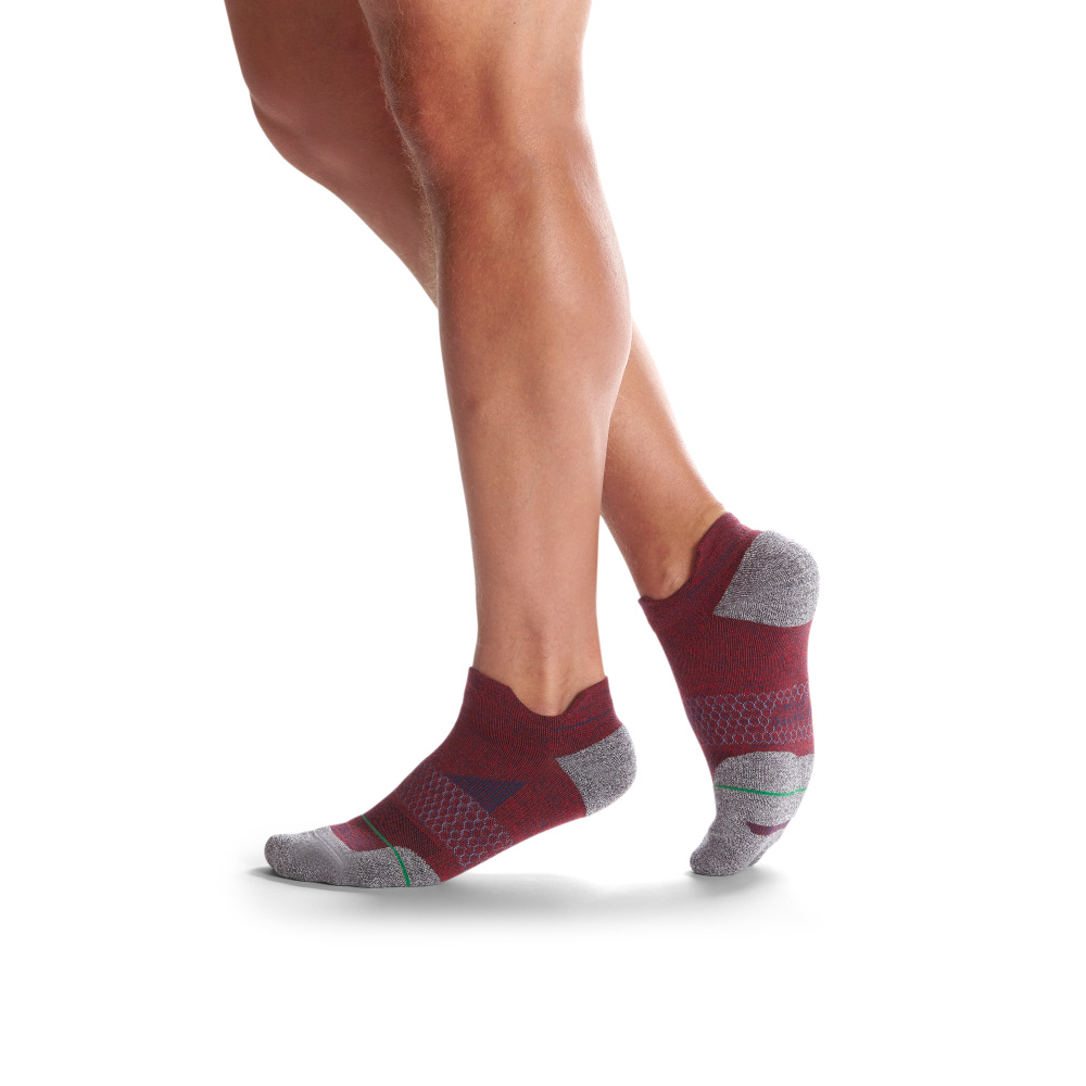 Bombas Men's Merino Wool Blend Running Ankle Socks